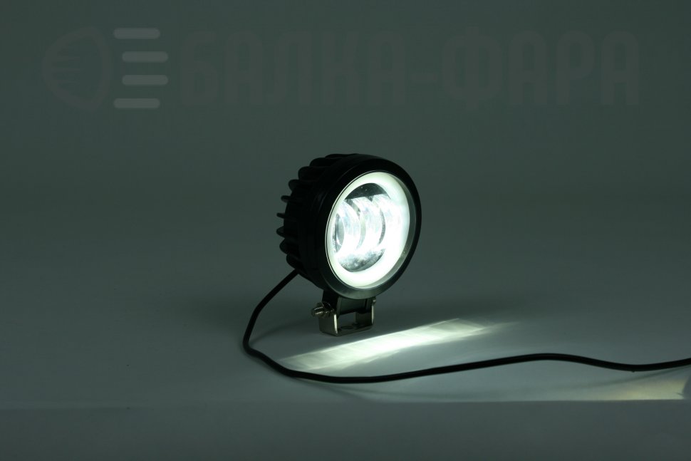 Фара светодиодная, для дорог, с ДХО, 35 Ватт